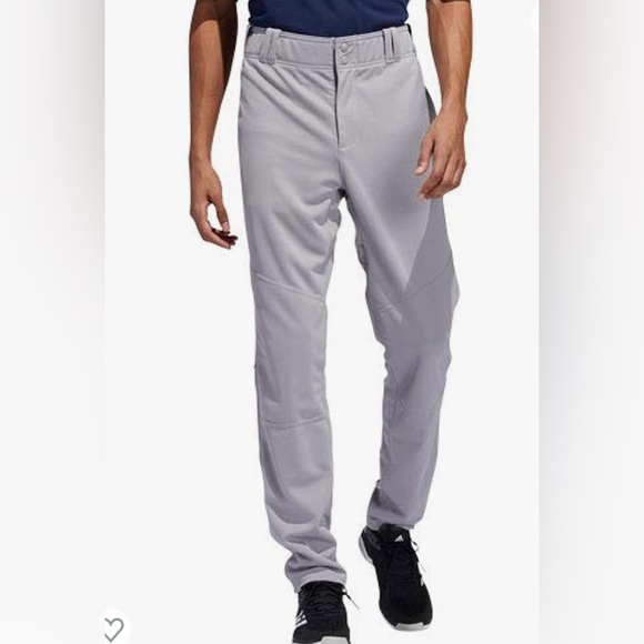 Adidas Men's Diamond King Elite Open Hem Baseball Pants Gray Size 2XL - Picture 1 of 12